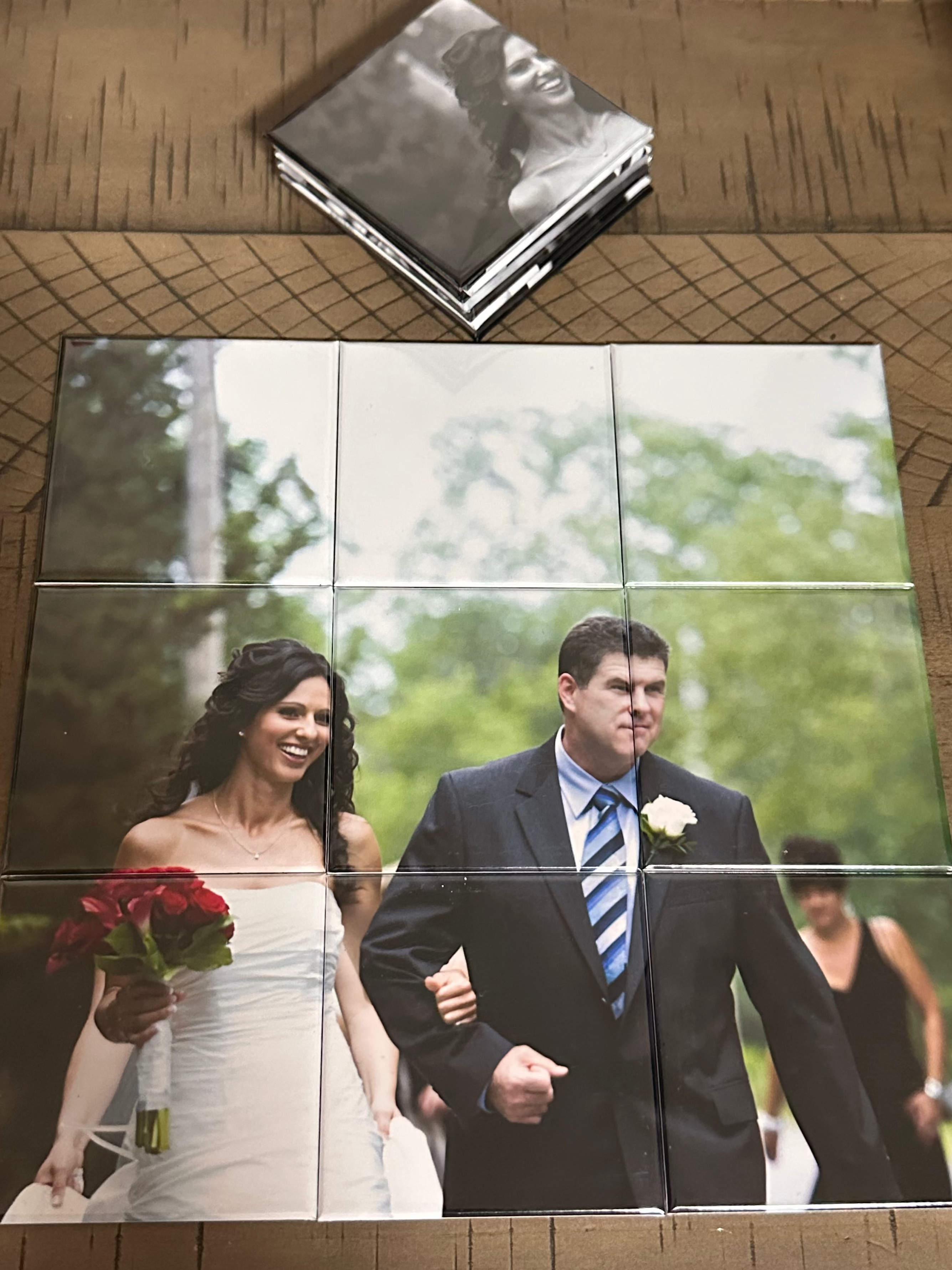 9 PIECE CUSTOM PHOTO MAGNET PUZZLE (2.5 x 2.5 in. square magnets)